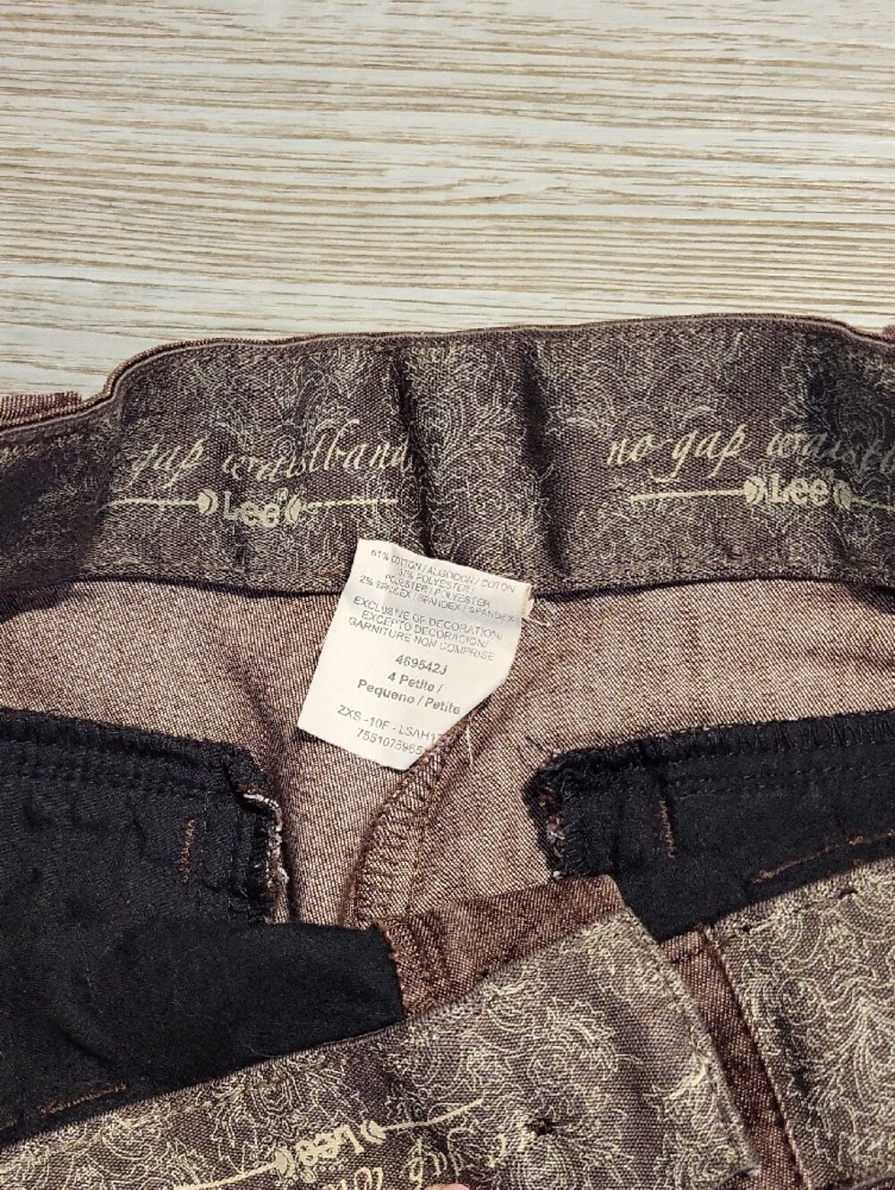 Lee Women's Brown Straight-Leg Pants - Picture 2 of 8